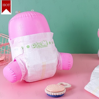 Высокая абсорбция PP связывает устранимые мягкие Breathable сонные покрашенные пеленки тесьмой младенца