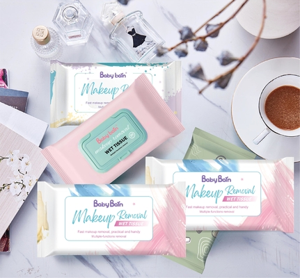 Очищать стороны перевозчика макияжа обтирает Hypoallergenic влажную ткань устранимую