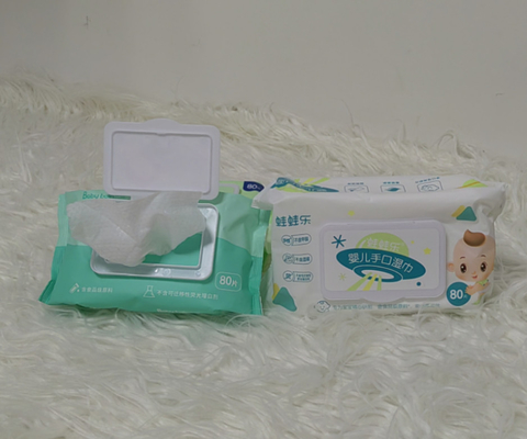 Влажное нежного хлопка Unscented мягкого устранимое обтирает для чувствительной Newborn не алкоголички