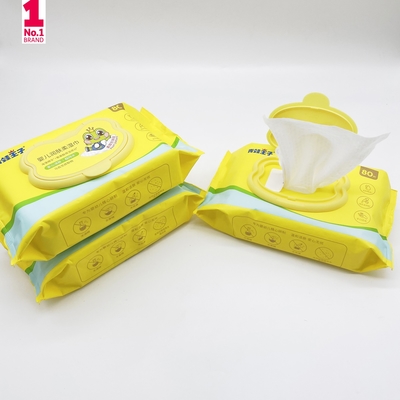 Чувствительная Newborn вода хлопка младенца обтирает Biodegradable Unscented