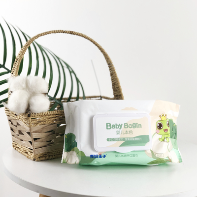 Влажное Spunlace Nonwoven устранимое обтирает Biodegradable мягкую чистку органический