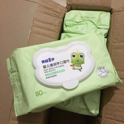 Младенец чувствительной кожи стиля мультфильма органический влажный обтирает изготовленное на заказ упакованное 1 к 100pc