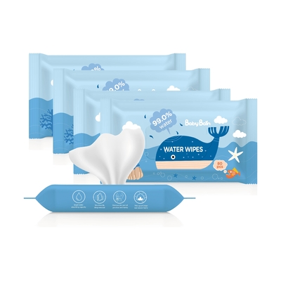 Органический младенец Unscented рука изрекает устранимую воду обтирает