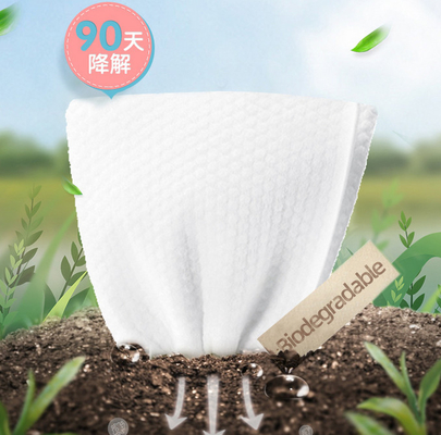 Младенец Biodegradable устранимого чистого лицевого хлопка сухой обтирает влажную - и - сухую ткань для очищать