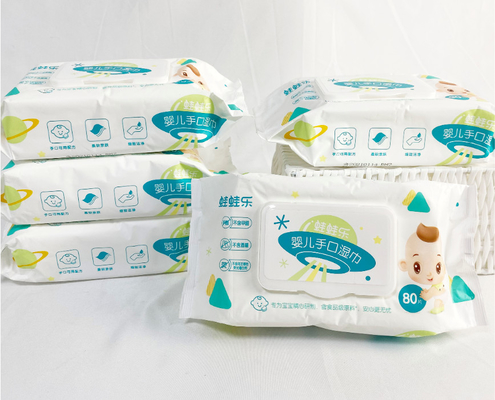 OEM Mini Wet Wipes Pouch Portable, 10 шт. Детские одноразовые влажные салфетки