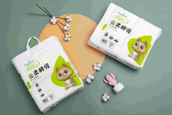 Японский одноразовый детский подгузник небольшого размера Prima Size 2 Free Sample Grade A
