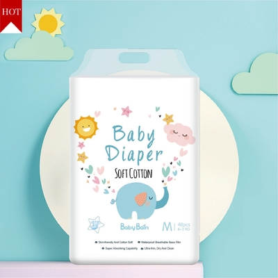 Изготовленный на заказ Absorbency пеленок 500-1000ml младенца не сплетенных тканей устранимый
