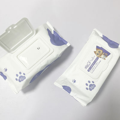 Чистая вода Biodegradable не сплетенная ткань Unscented намочила обтирает 80pcs для заботы младенца