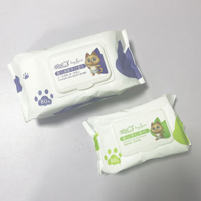 Чистая вода Biodegradable не сплетенная ткань Unscented намочила обтирает 80pcs для заботы младенца