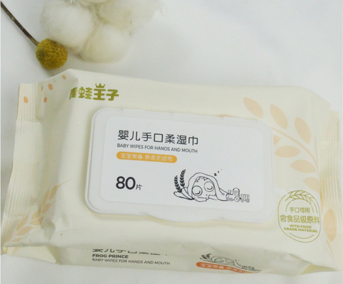 Подгонянные Biodegradable младенцы воды 99% обтирают органическое для чувствительной кожи