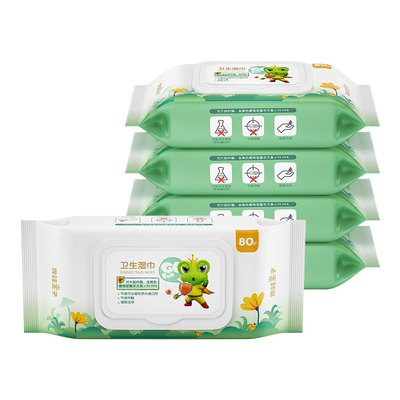 Младенцы OEM 72pcs не сплетенные заботят хлопок Biodegradable устранимое влажное обтирает безалкогольное