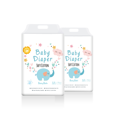 Изготовитель пеленки оптового Newborn белого младенца хлопка Biodegradable мягкого устранимой