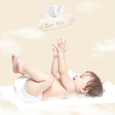 Устранимый органический младенец Unscented влажное обтирает для стороны рук