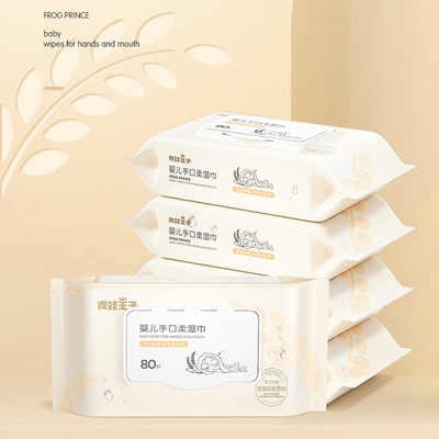 Устранимый органический младенец Unscented влажное обтирает для стороны рук