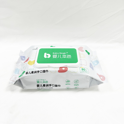 Младенец Spunlace оптовой цены Nonwoven влажный обтирает вискозу полиэстера материальная выбитая ткань влажная обтирает изготовитель