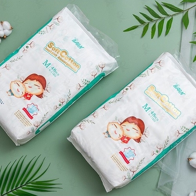 Милая печатая абсорбция Breathable задних пеленок младенца листа устранимая быстрая