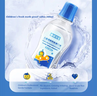 детей инструмента гигиены полости рта заботы Mouthwash 260ml сумеречница устных свежая анти-
