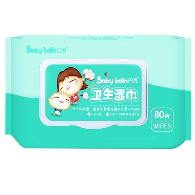 Естественное Moisturizing алоэ Вера никакое влажное младенца добавок безалкогольное обтирает 60pcs