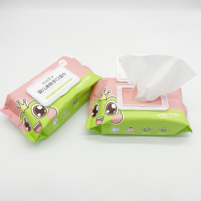 Безалкогольное органическое Hypoallergenic устранимое влажное обтирает для чистки кожи младенца ежедневной