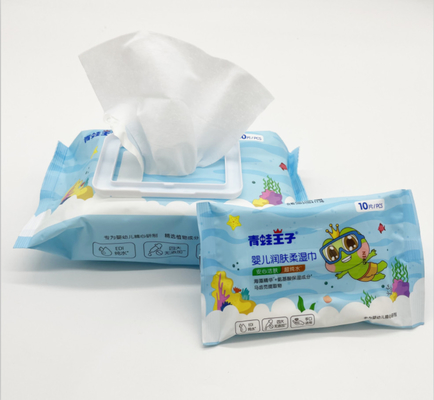 Безалкогольное органическое Hypoallergenic устранимое влажное обтирает для чистки кожи младенца ежедневной
