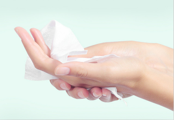 Младенец чистой воды 10PCS органический обтирает Biodegradable не сплетенную ткань Unscented