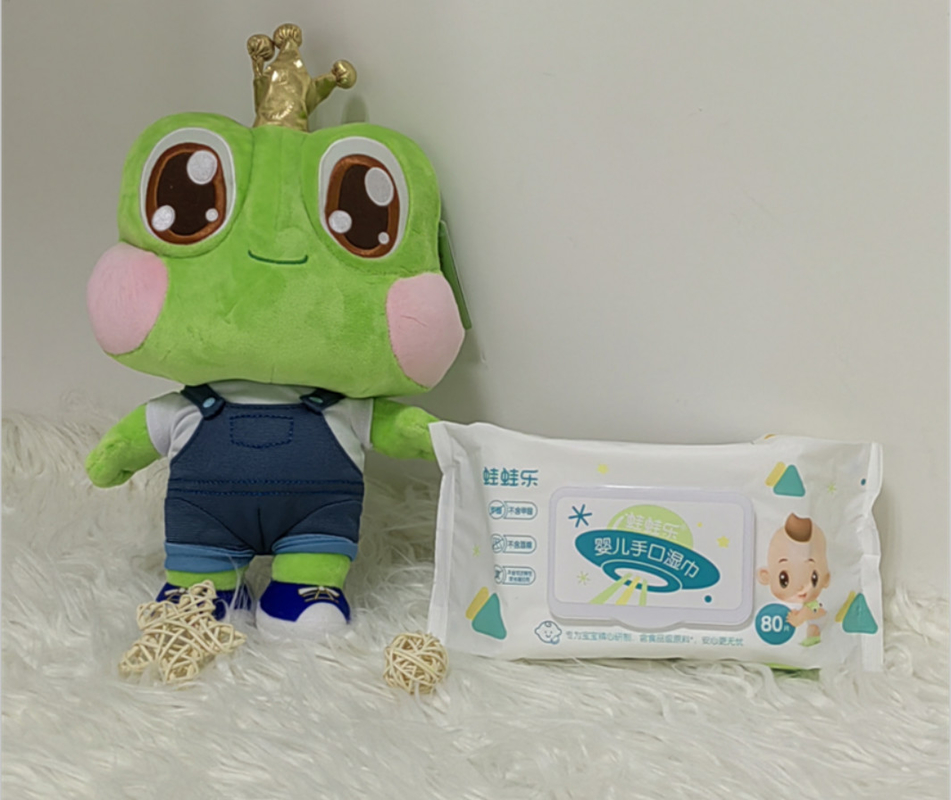 Влажное нежного хлопка Unscented мягкого устранимое обтирает для чувствительной Newborn не алкоголички